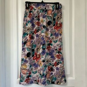 ON THE ROCKS CALIFORNIA FLORAL PENCIL SKIRT SZ 5/6